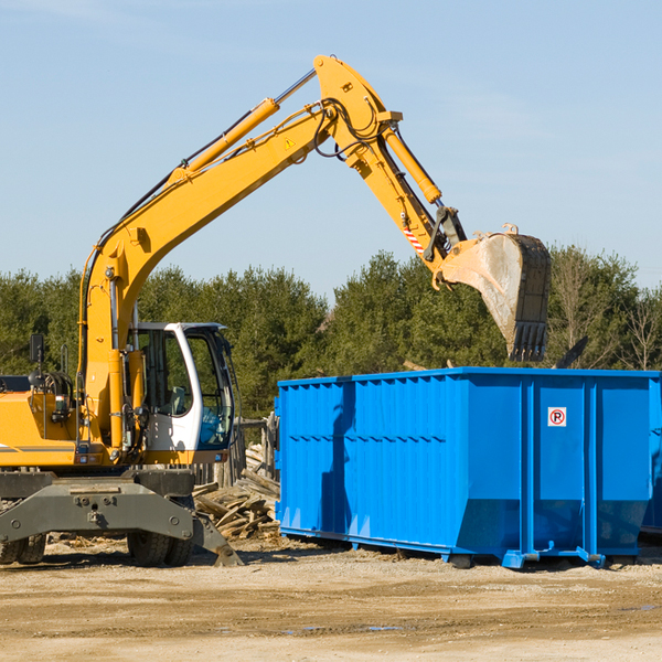 what kind of customer support is available for residential dumpster rentals in Blue Bell